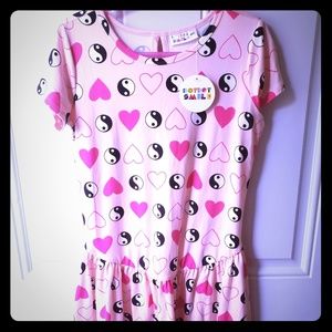 Dot Dot Smile pink flapper NWT